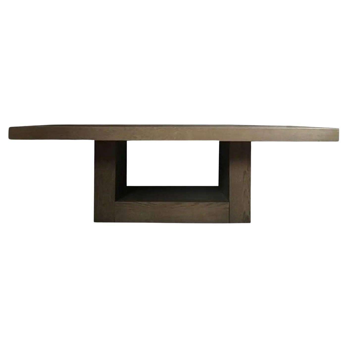 Italy 21st Century Coffee Table in Grey Oakwood Rectangular For Sale