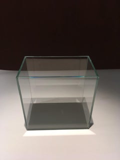 Italy 21st Century Glass Vase in Minimalist Style