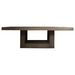 Italy 21st Century Grey Oak Coffee Table in Scandinavian Modern Style