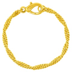 Italy Chic 18k Yellow Gold Bracelet Vintage Italy Chic 18k Yellow Gold Bracelet