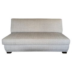 Italy Contemporary Design 2 Seats Sofa Light Grey
