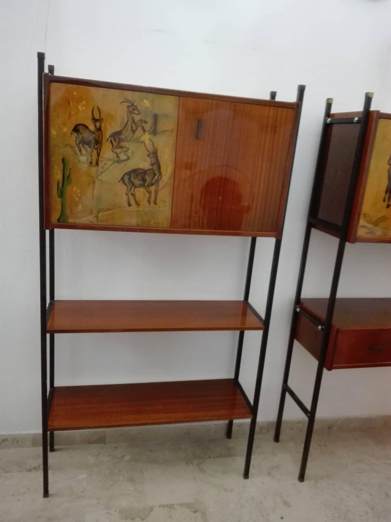 Mid-20th Century Italy Design Library For Sale