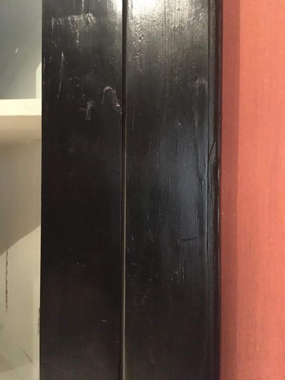 pine corner cabinet black