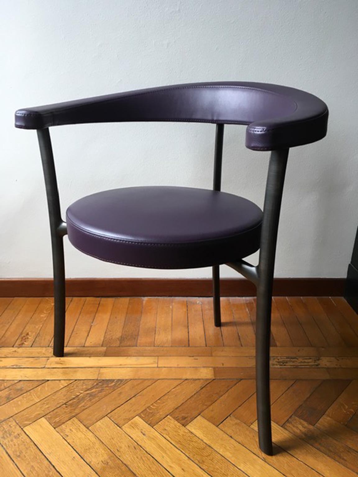 Italie Ghidini 1961 Fauteuil en laiton bruni Design contemporain en vente 8