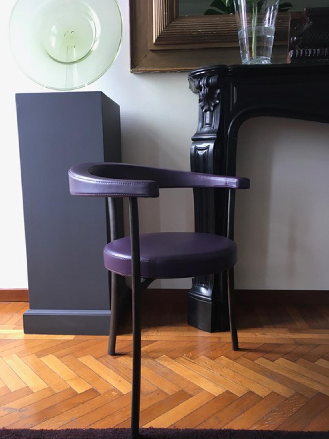 XXIe siècle et contemporain Italie Ghidini 1961 Fauteuil en laiton bruni Design contemporain en vente