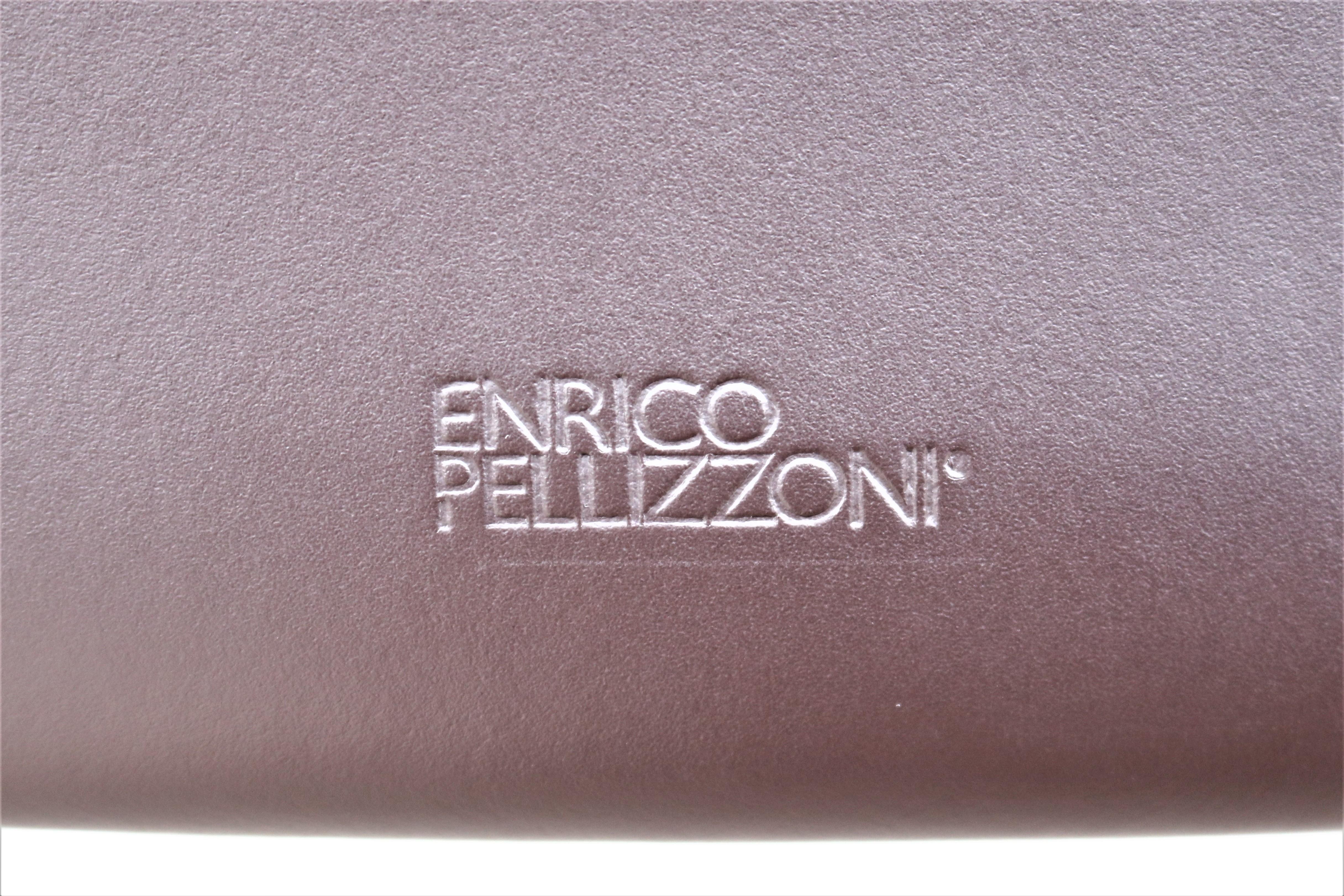 Paire de fauteuils Pasqualina en cuir Grassi & Bianchi pour Enrico Pellizzoni en vente 3