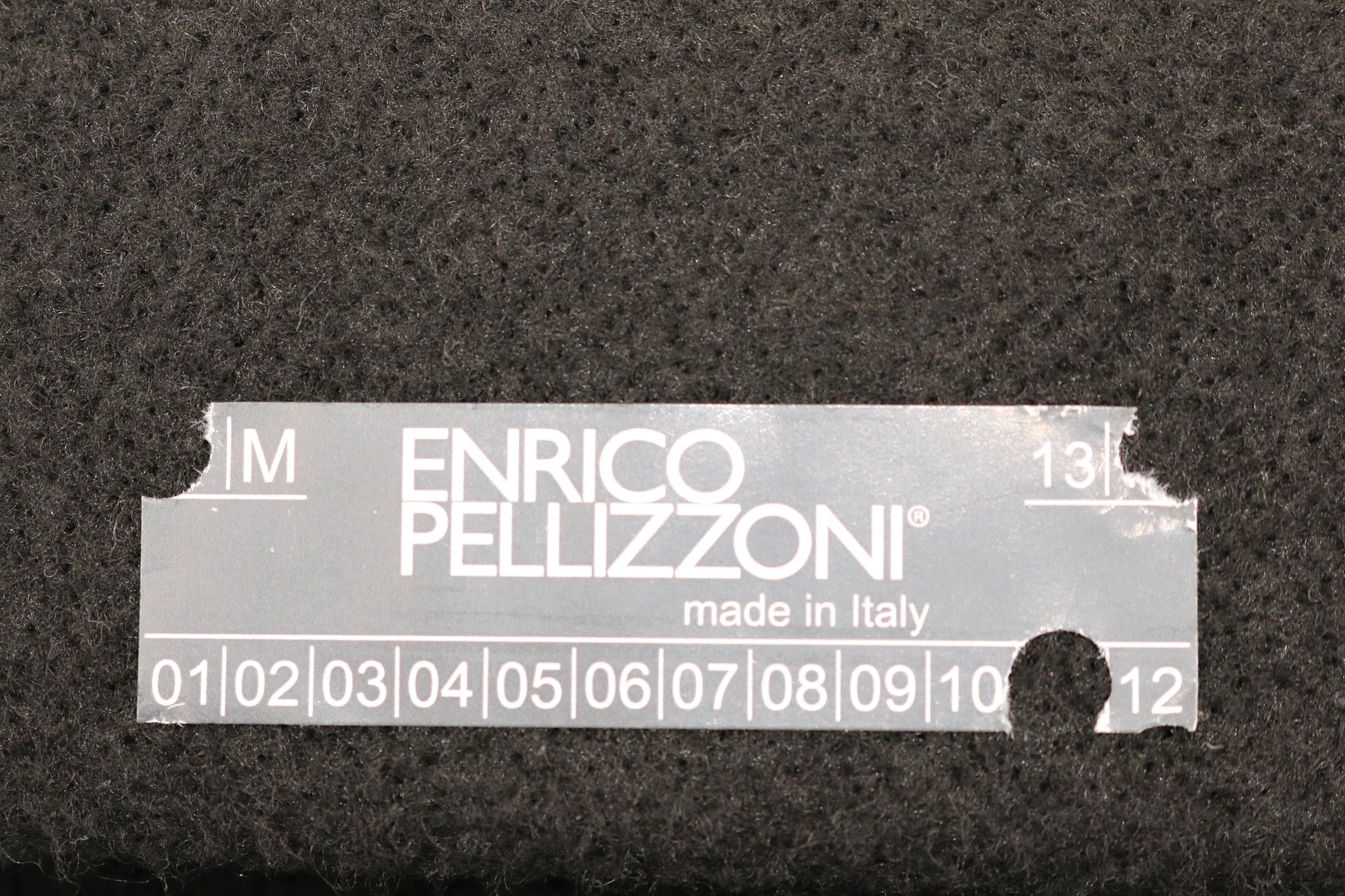Paire de fauteuils Pasqualina en cuir Grassi & Bianchi pour Enrico Pellizzoni en vente 4