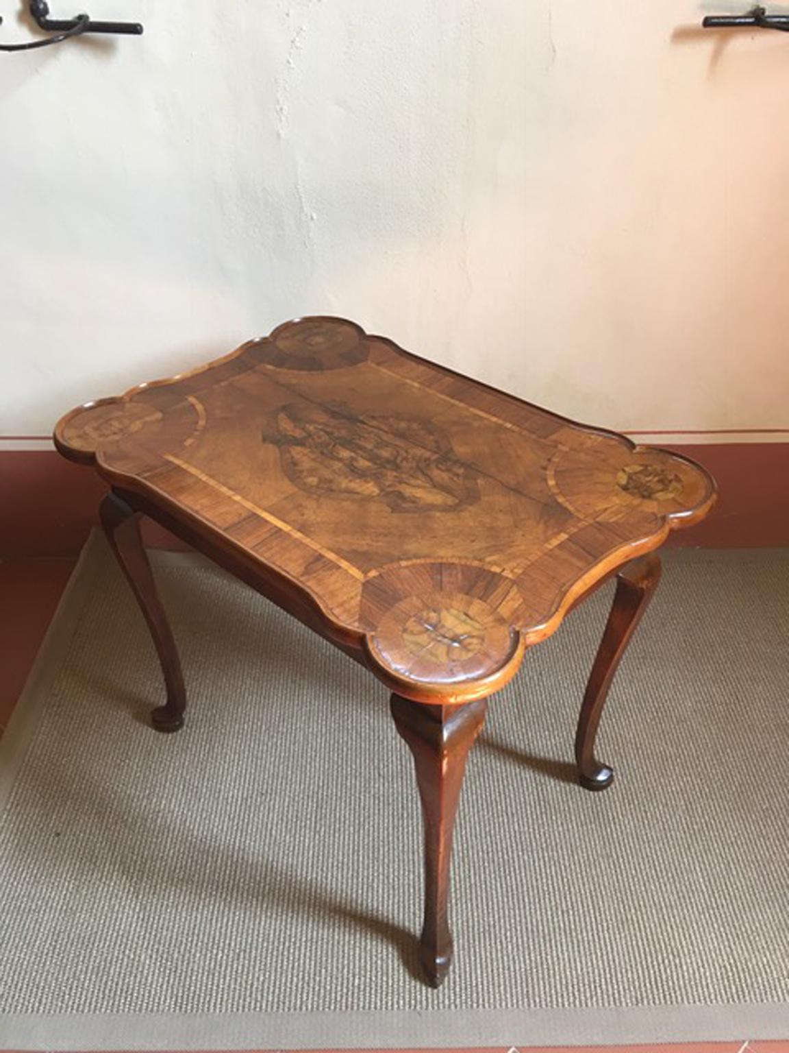 Italy Late 18th Century Regency Walnut Desk or Side Table For Sale 12