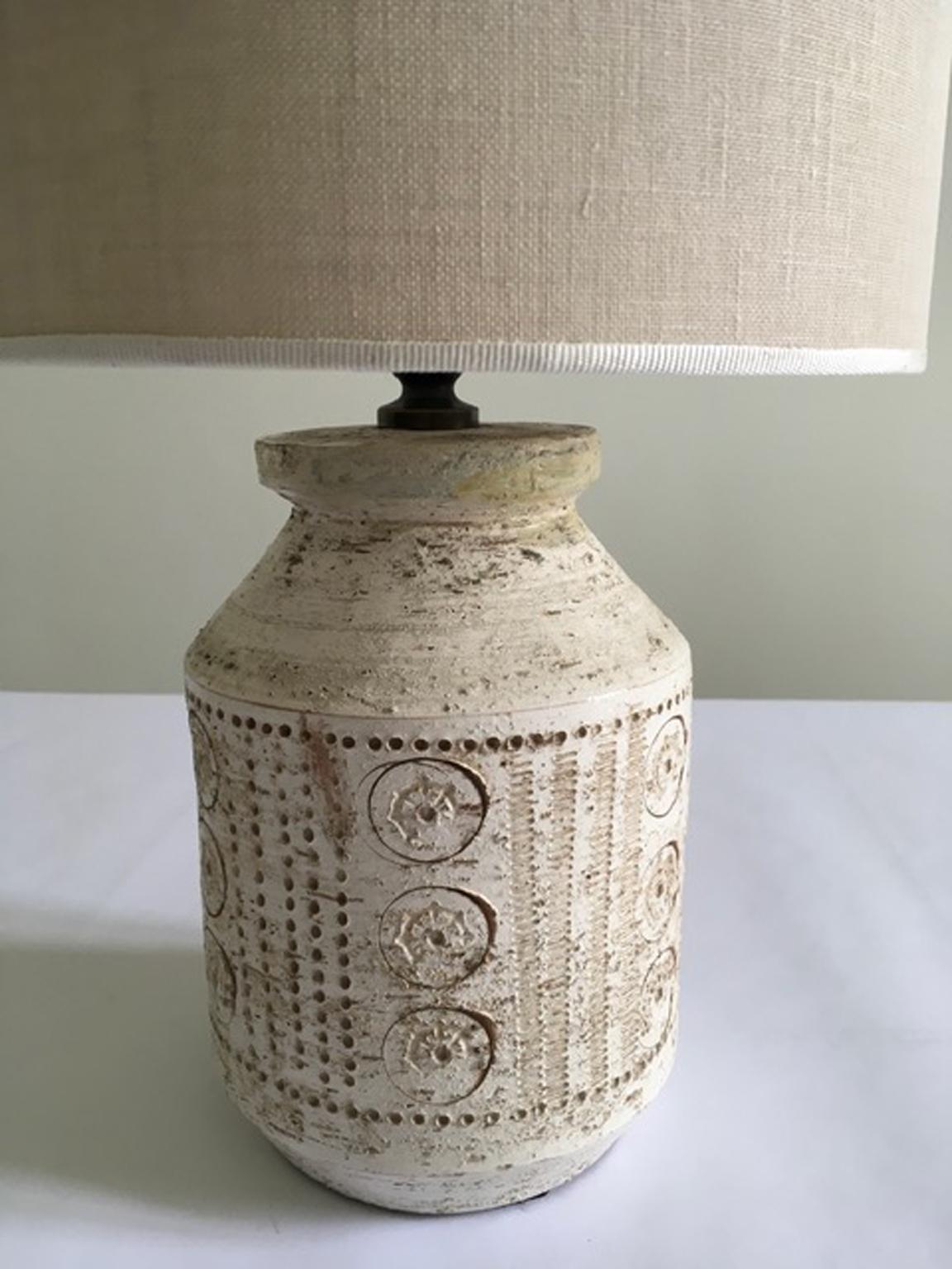 Mid-Century Modern 1960 Italy Mid-Century Ceramic Table Lamp