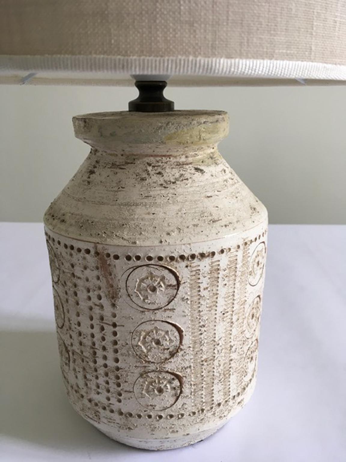 Italian 1960 Italy Mid-Century Ceramic Table Lamp