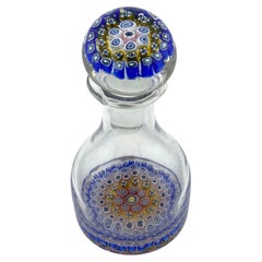 Italien Millefiori-Parfümflasche aus Kunstglas mit Stopper aus Italien