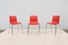 Italia Moderna Jasper Morrison per Vitra HAL Tubo Sedie da pranzo impilabili Set di 3