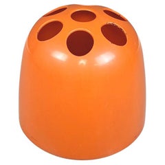 Italy Orange Plastic Umbrella Stand Dedalo Gismondi Schweinberger Artemide 1970s
