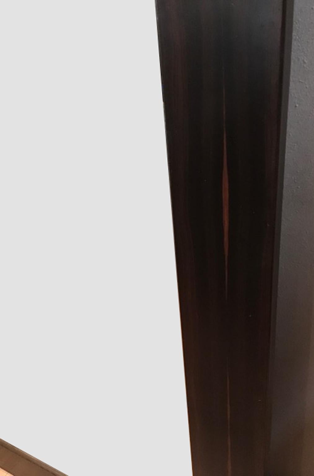 Italie - Design minimaliste  Paire de  Miroirs muraux de plancher en bois en vente 6