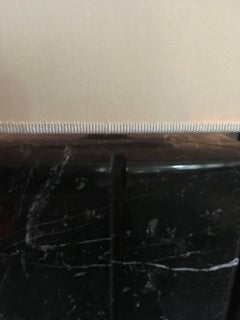 Italy MId-Century Modern Style Black Marble Table Lamp