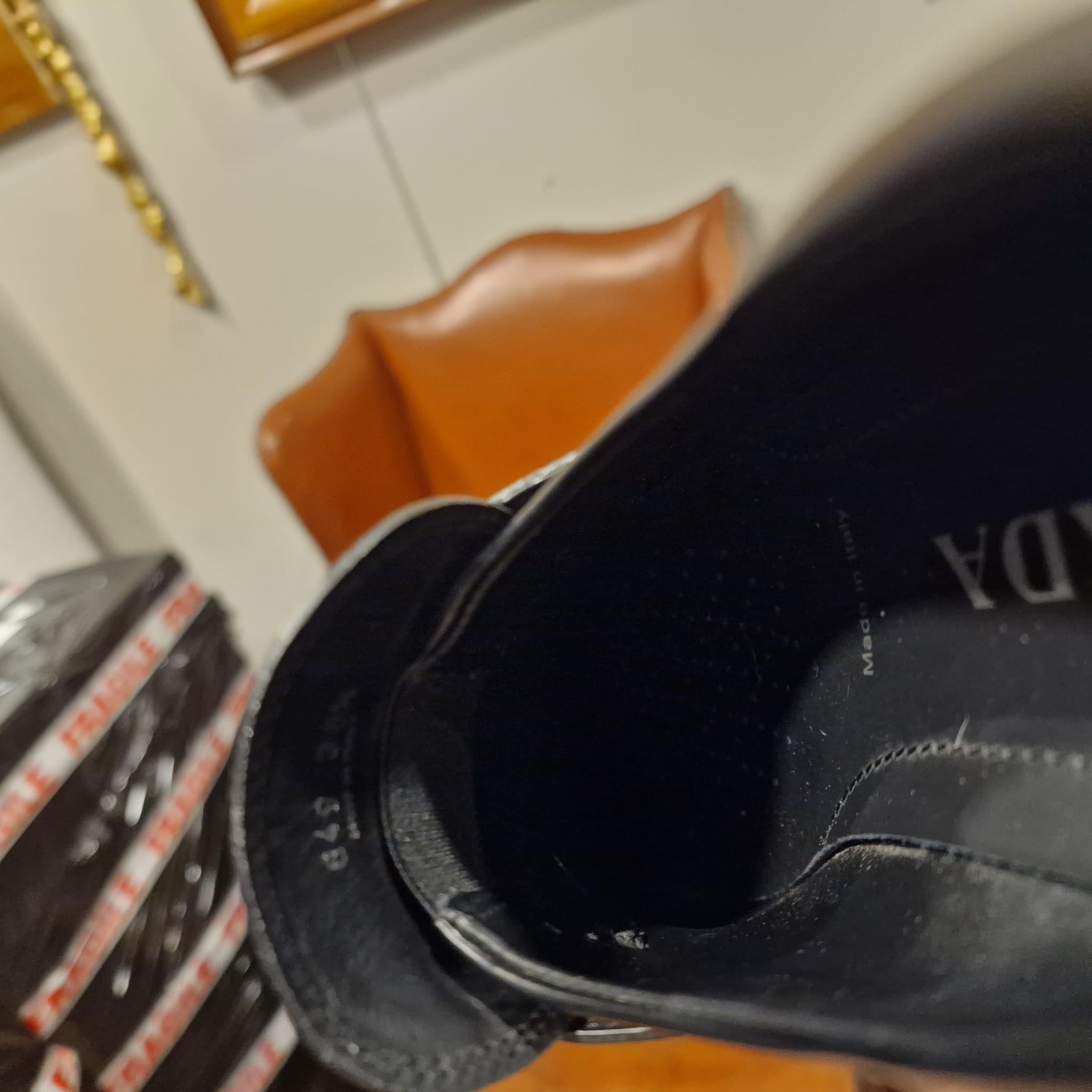Italy Prada Black Loafers, sport shoes 11
