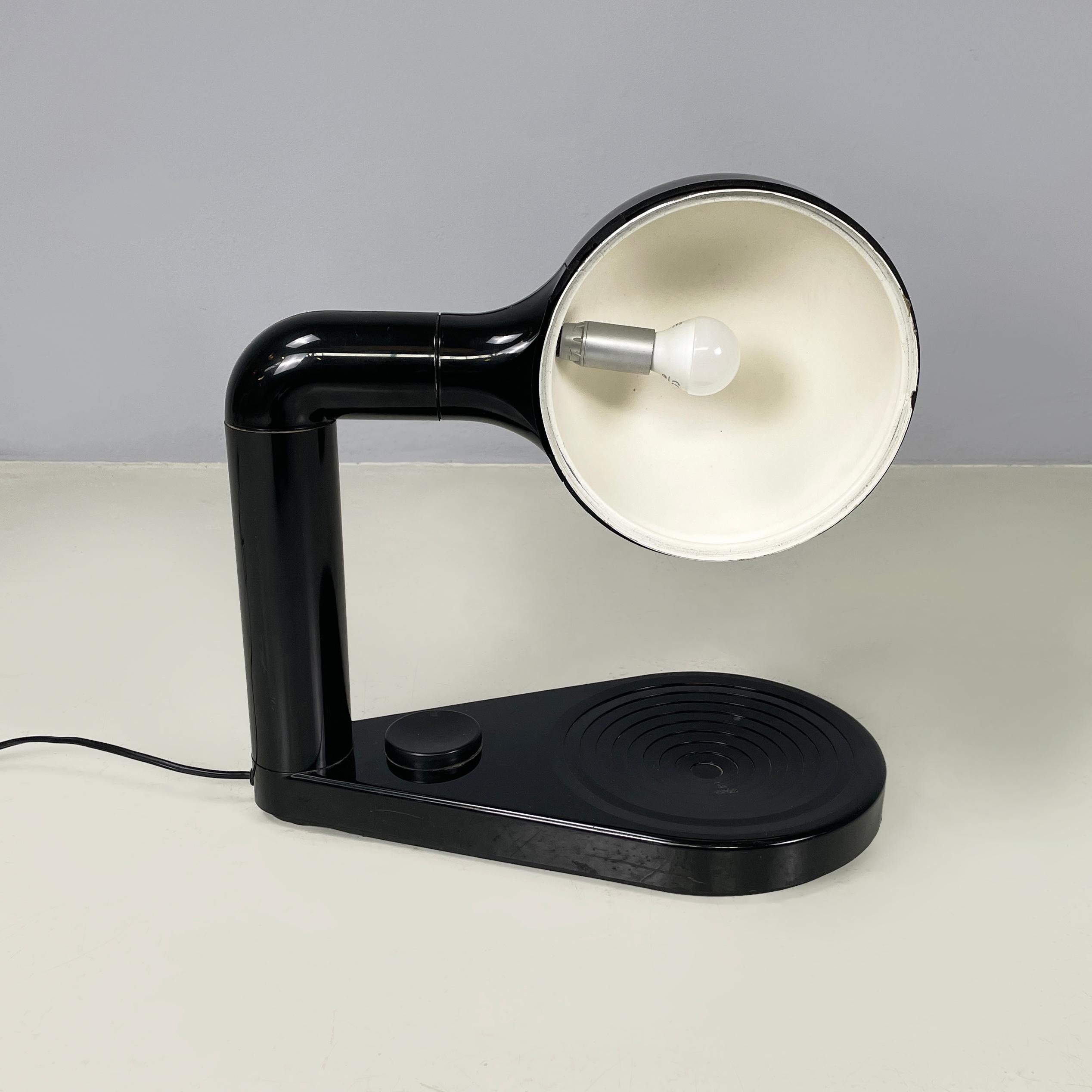 Italian Italy space age Adjustable table lamp Drive Adalberto Dal Lago Bieffeplast 1970s For Sale
