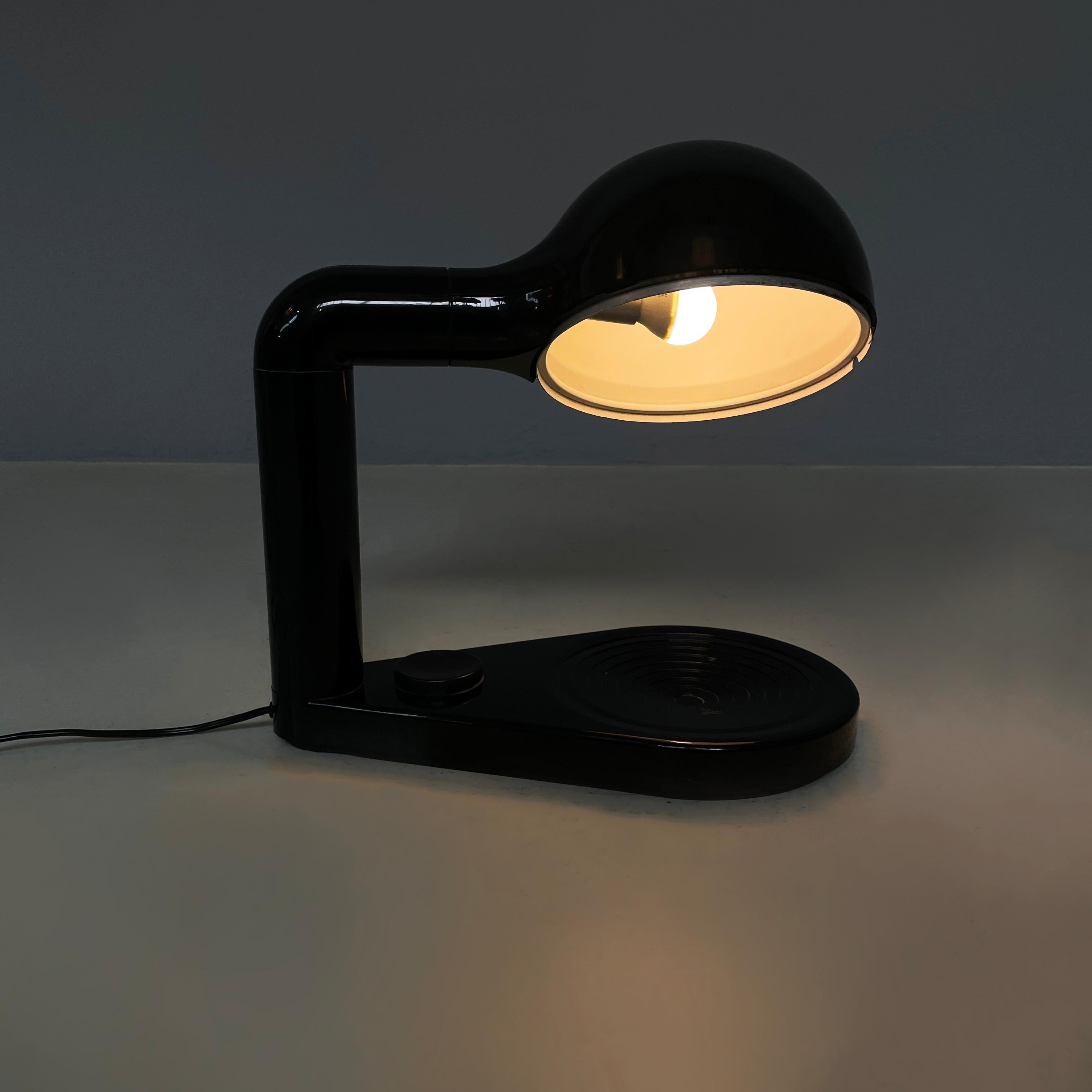 Italy space age Adjustable table lamp Drive Adalberto Dal Lago Bieffeplast 1970s In Good Condition For Sale In MIlano, IT