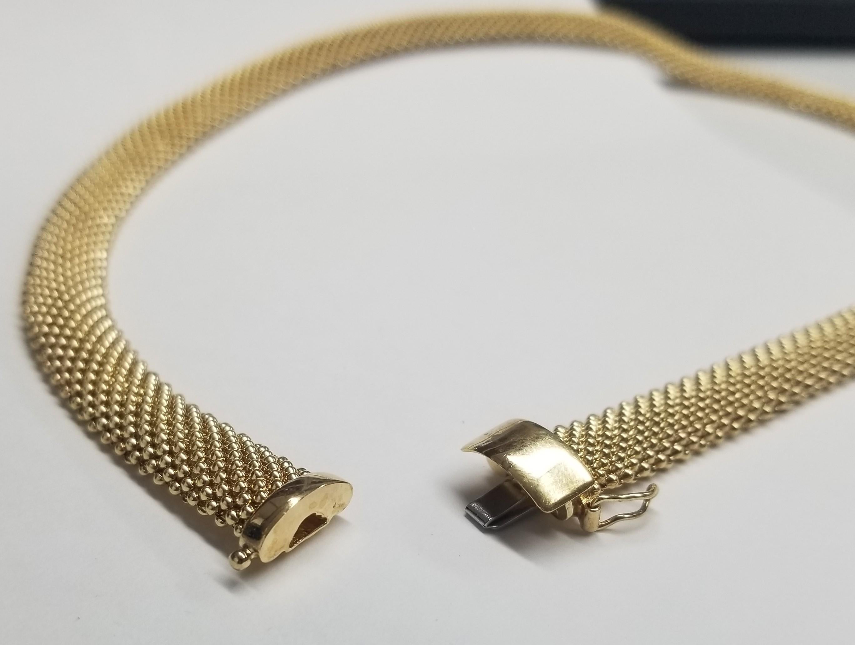 Italie Xoni Sterling 2Pc. Set collier plaqué or jaune 18k et boucles d'oreilles assorties Unisexe en vente