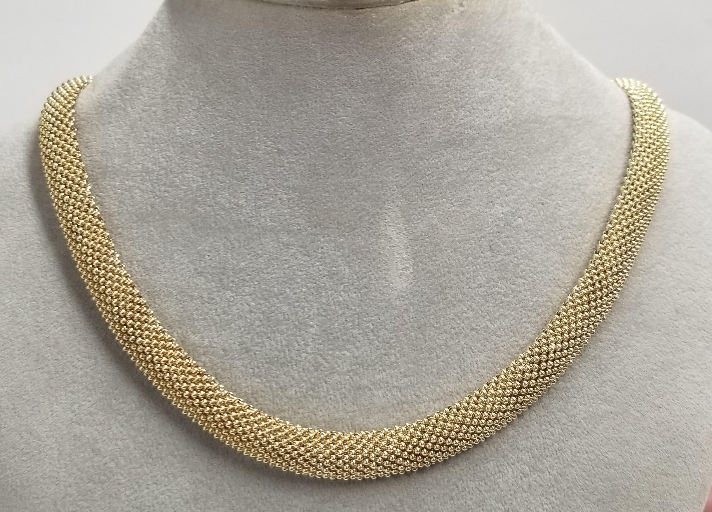 Italie Xoni Sterling 2Pc. Set collier plaqué or jaune 18k et boucles d'oreilles assorties en vente 3