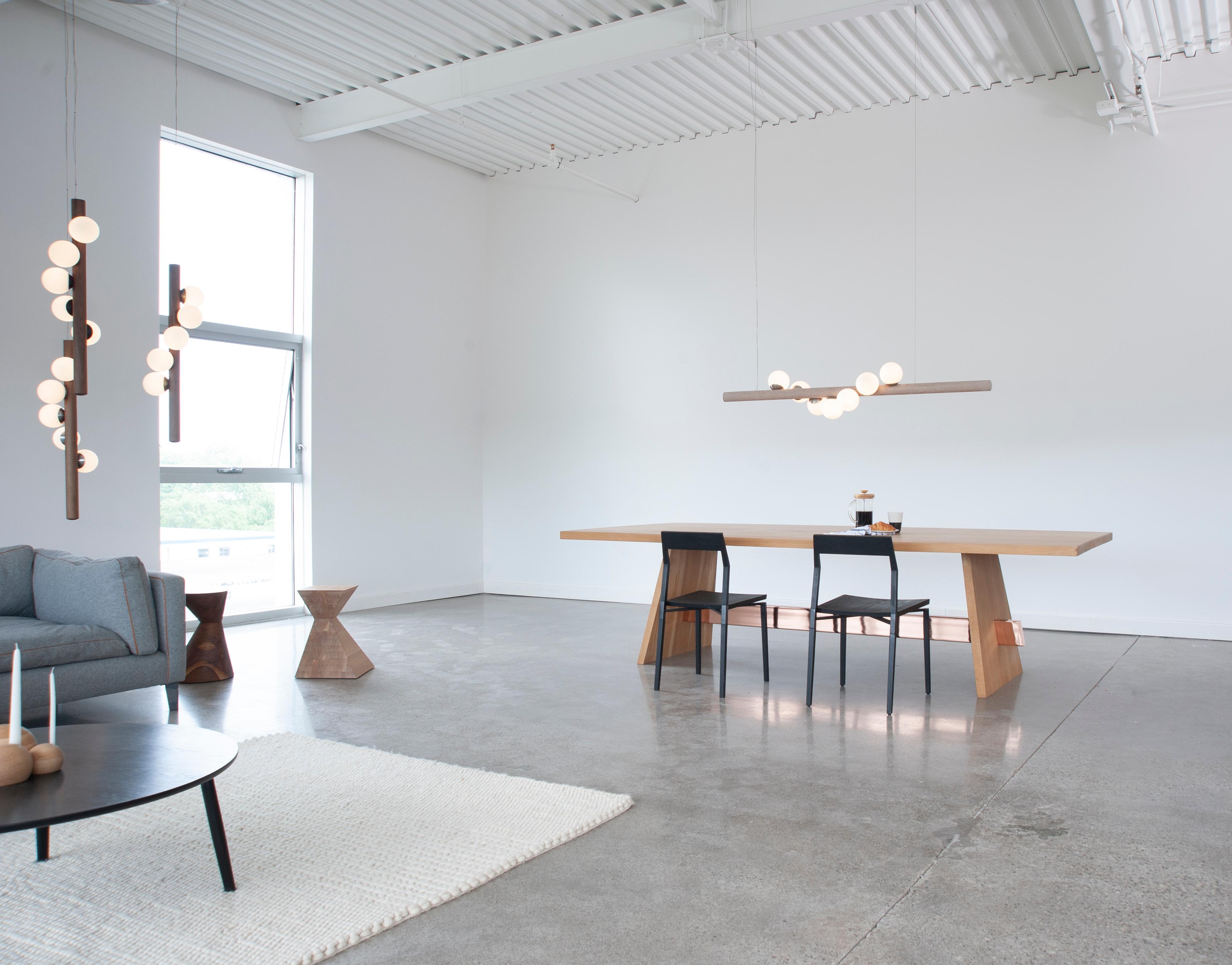 Contemporary Ithsmus Dining Table by Hollis + Morris