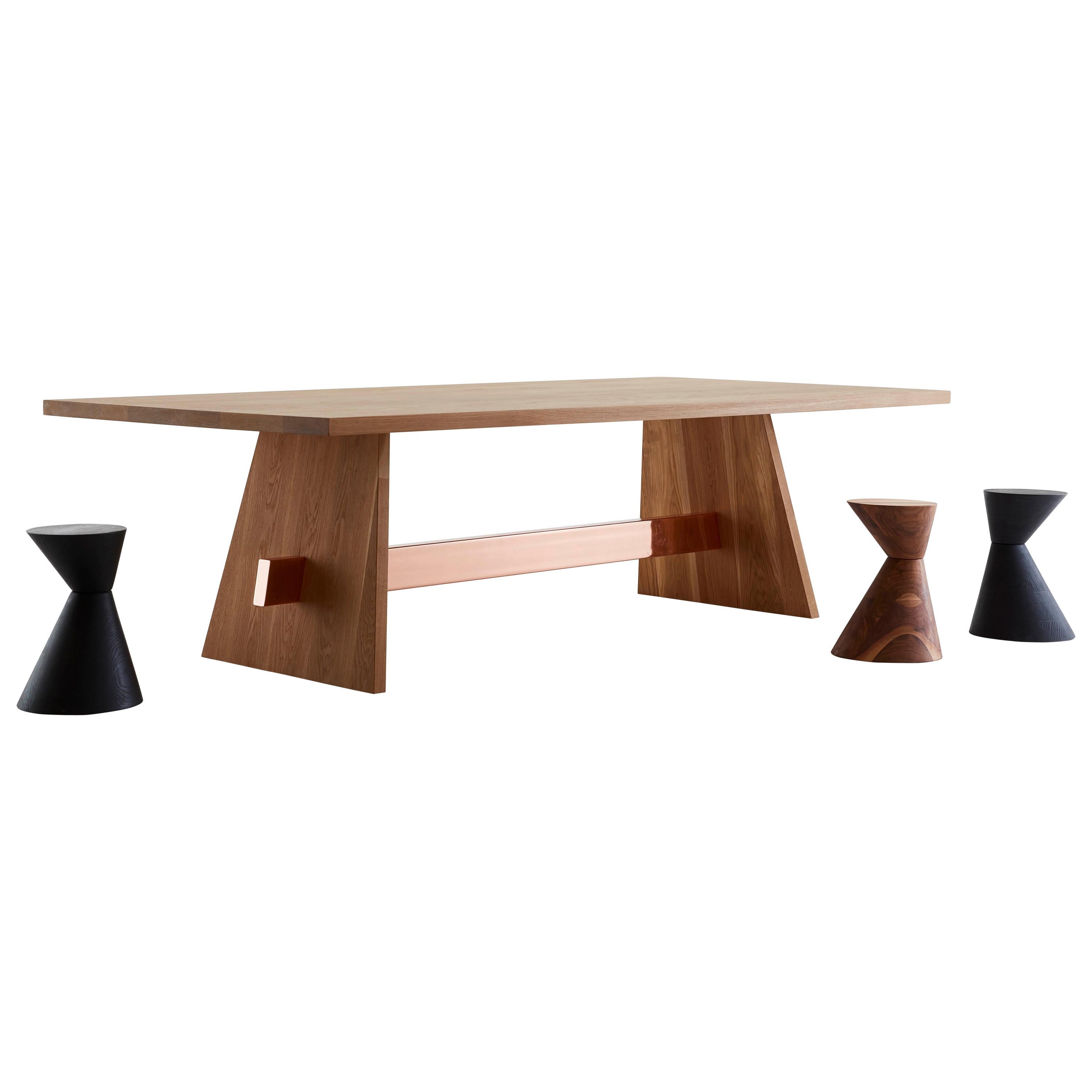Ithsmus Dining Table by Hollis + Morris For Sale