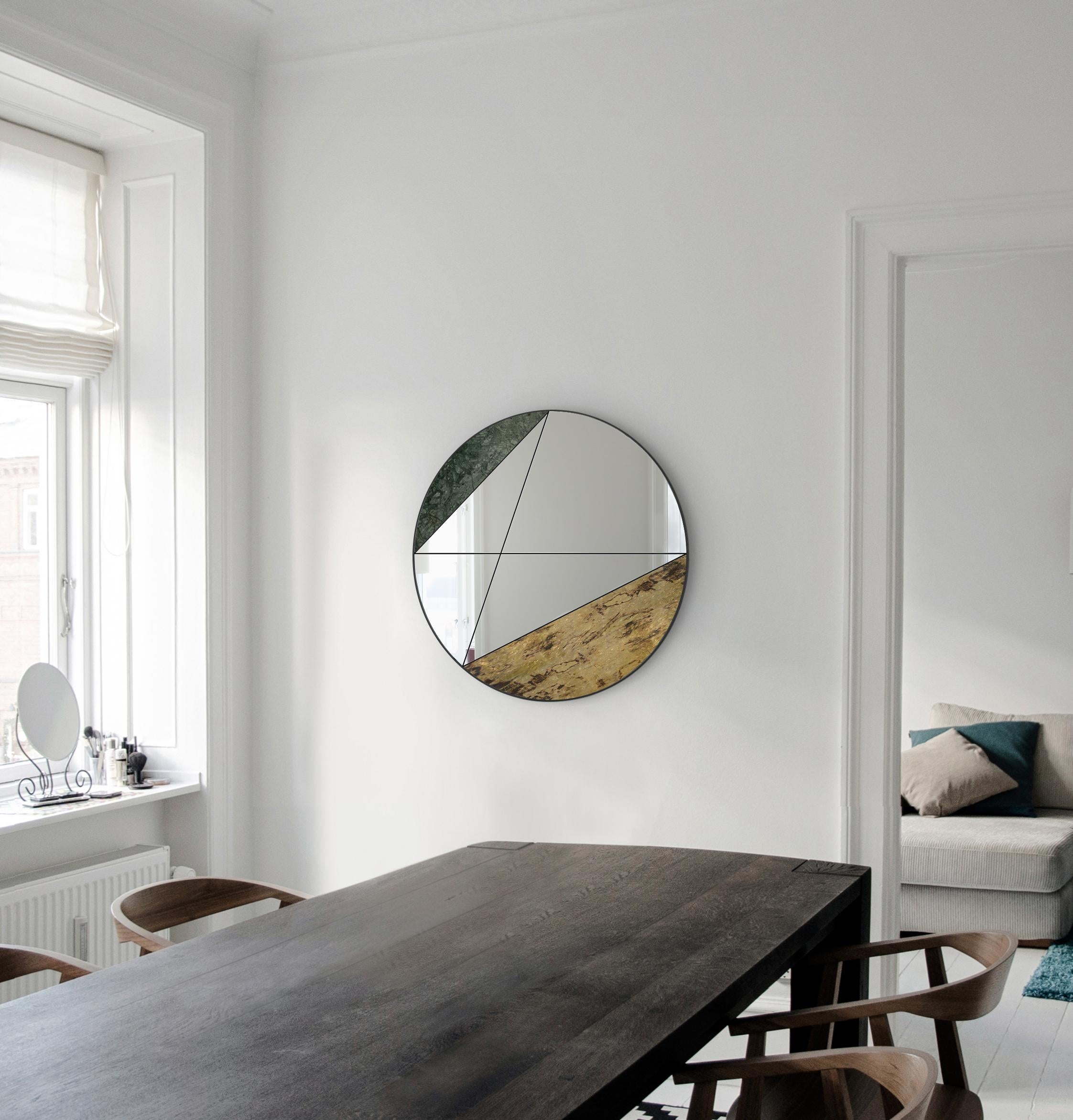 Postmoderne Miroir mural Itinera Clepsydra III 80 par Atlas Project en vente