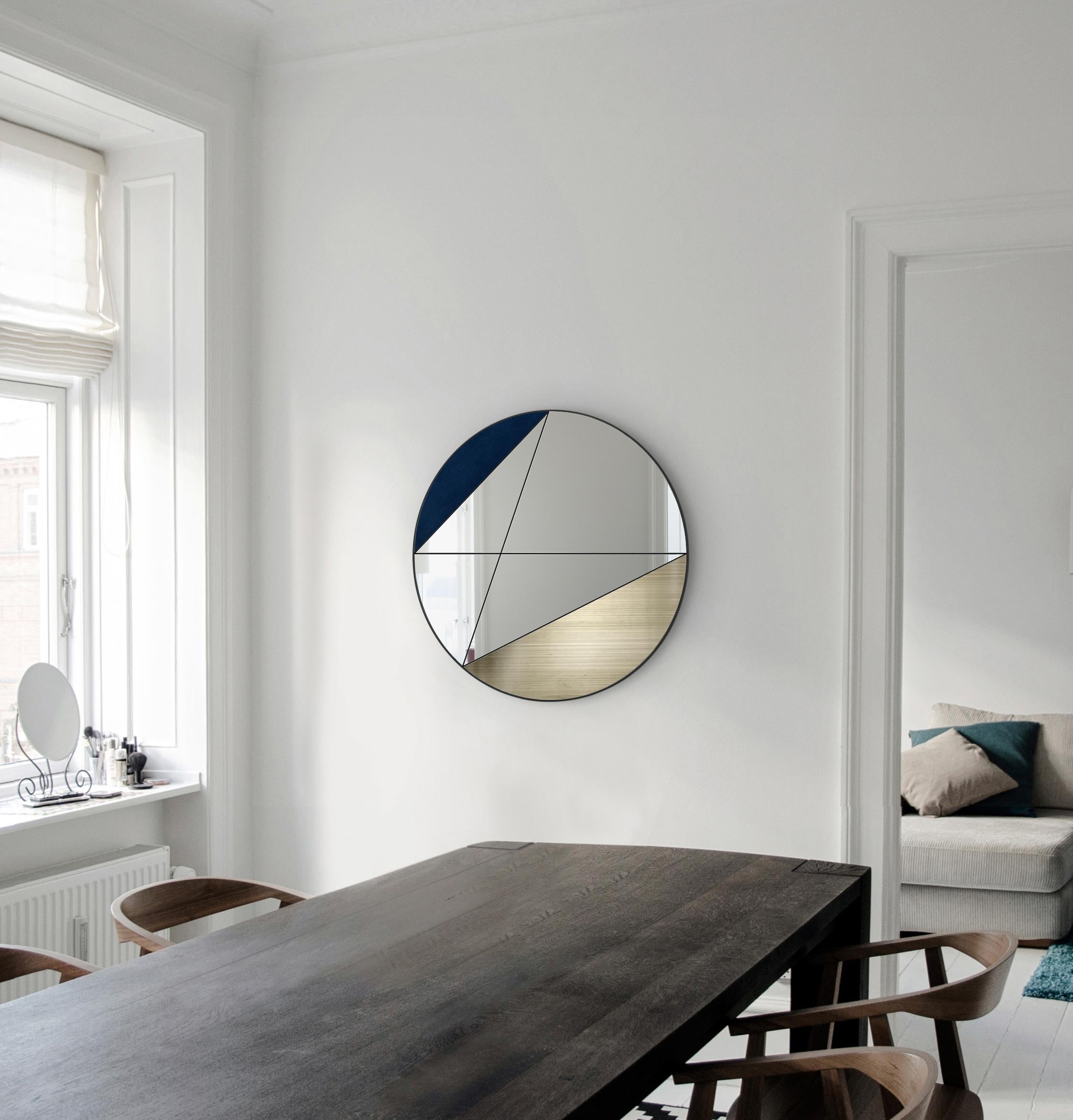 Postmoderne Itinera Clepsydra V 120 Wall Mirror by Atlas Project en vente