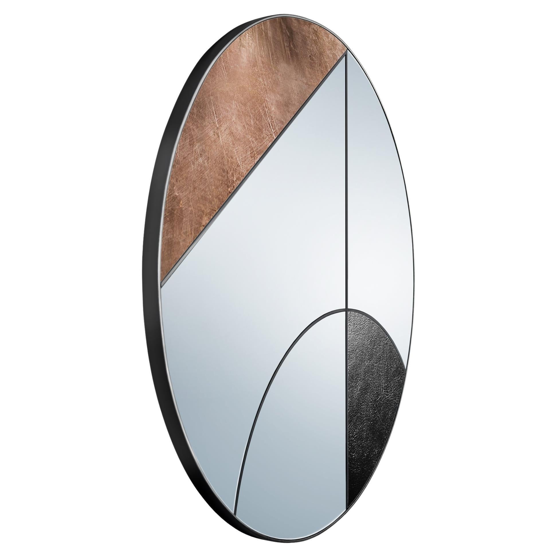 Miroir mural Itinera Eclipsis III 90 par Atlas Project