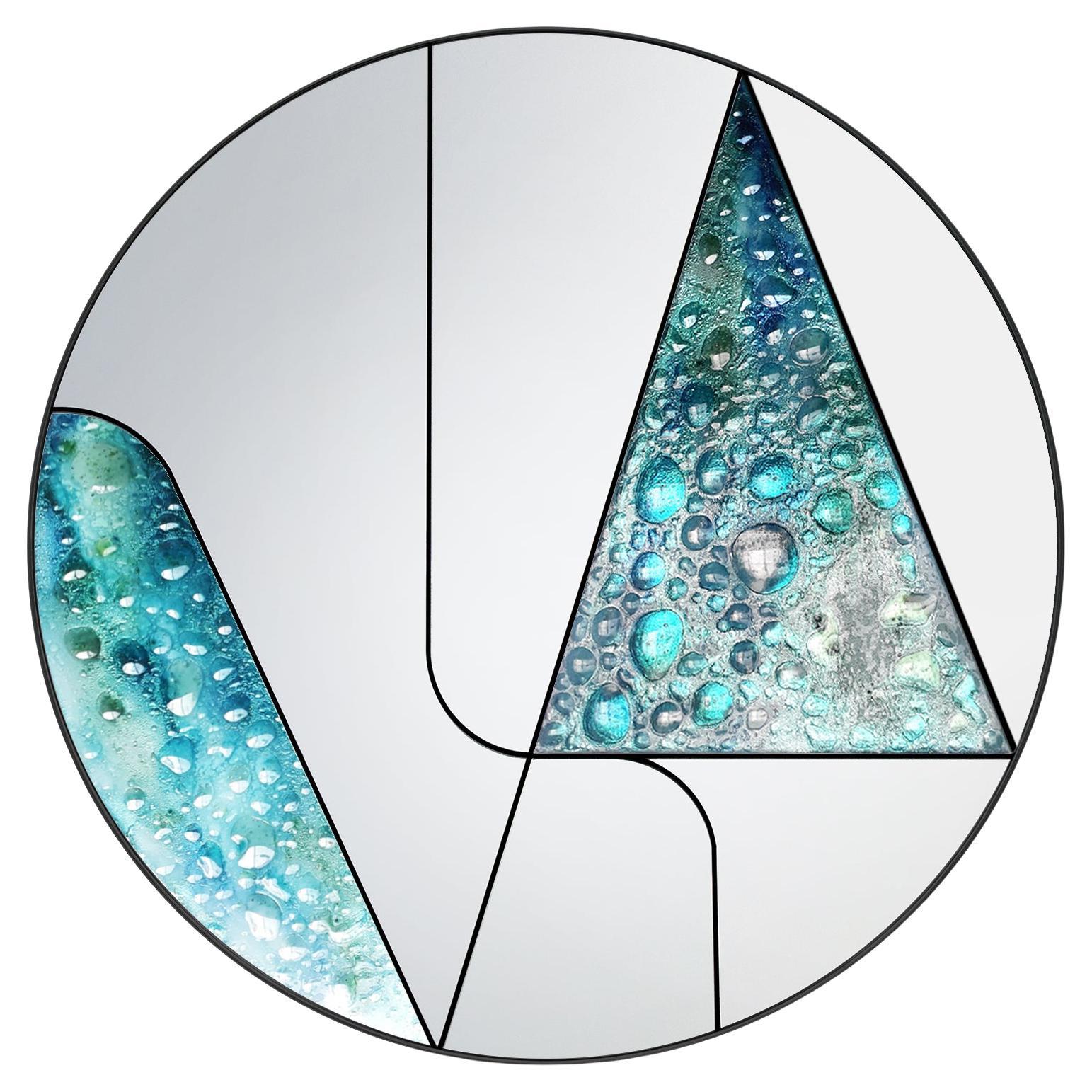 Miroir mural Itinera Insula Aqvamater I 90 par Atlas Project