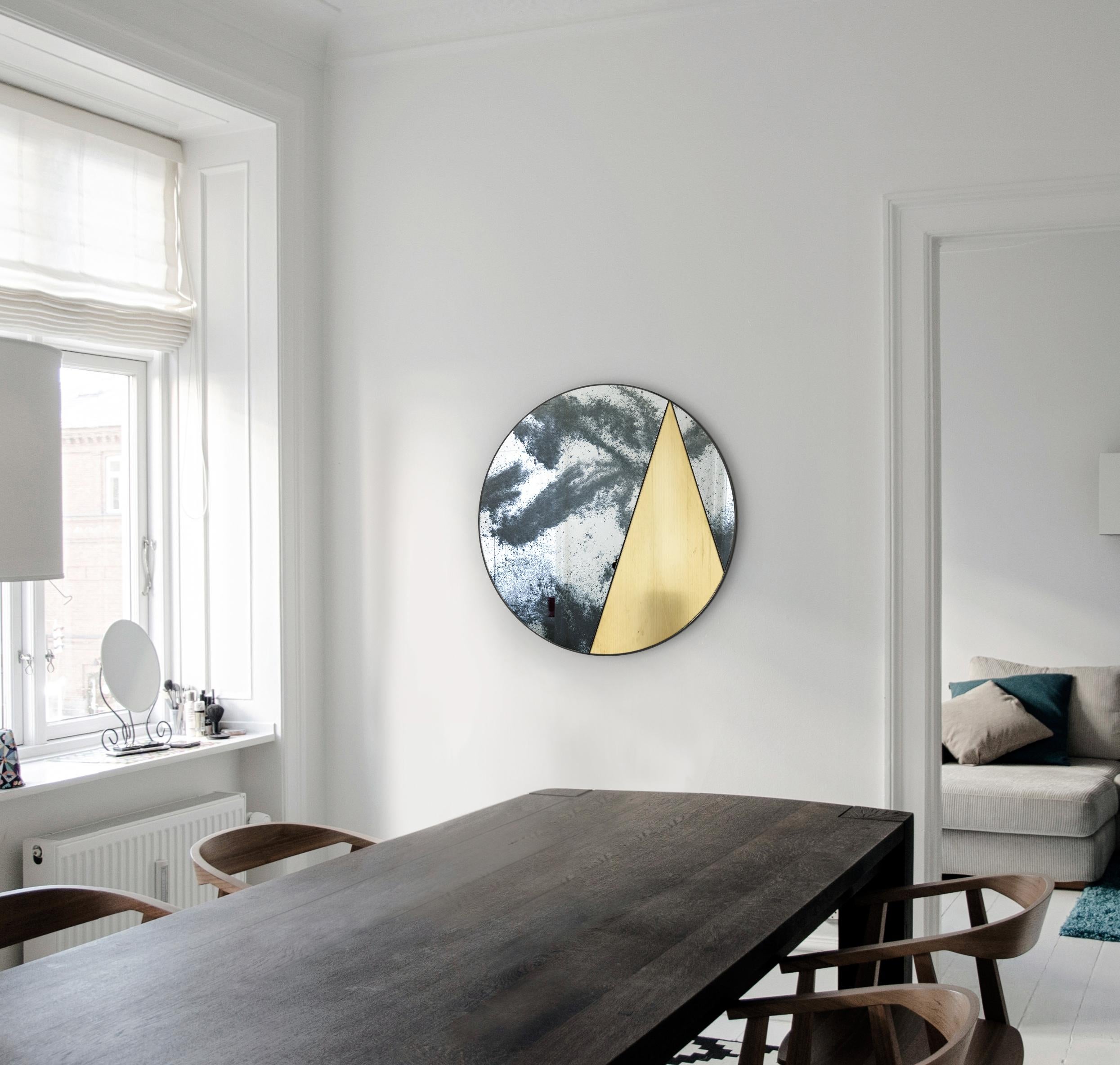 Postmoderne Miroir mural Itinera Res Lunare II 90 par Atlas Project en vente