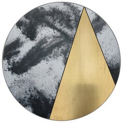 Itinera Res Lunare II 80 Wall Mirror Brushed Brass by Atlasproject
