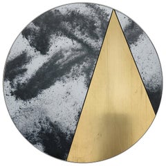 Itinera Res Lunare II 80 Wall Mirror Brushed Brass by Atlasproject 