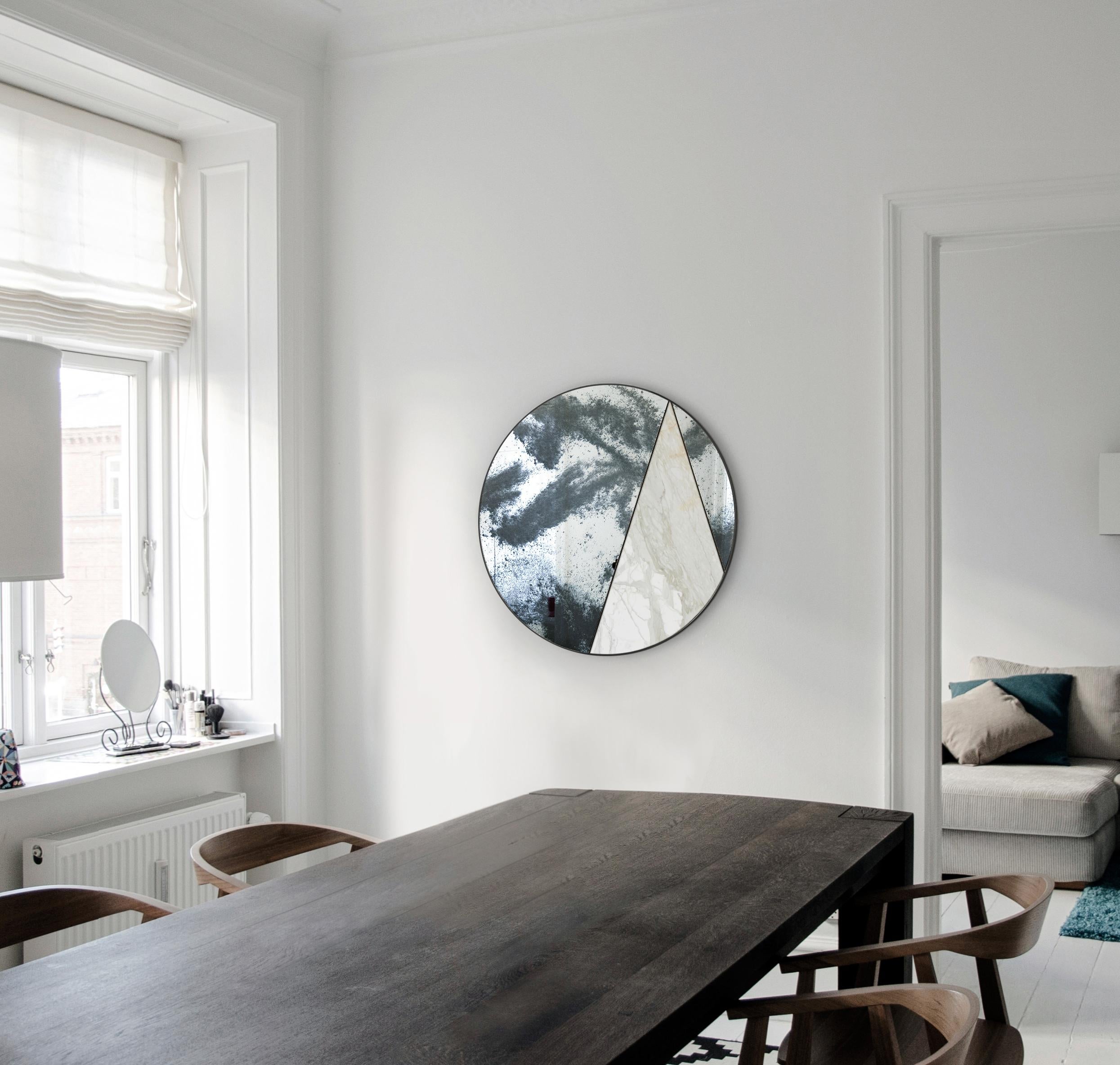 Postmoderne Miroir mural Itinera Res Lunare III 120 par Atlas Project en vente