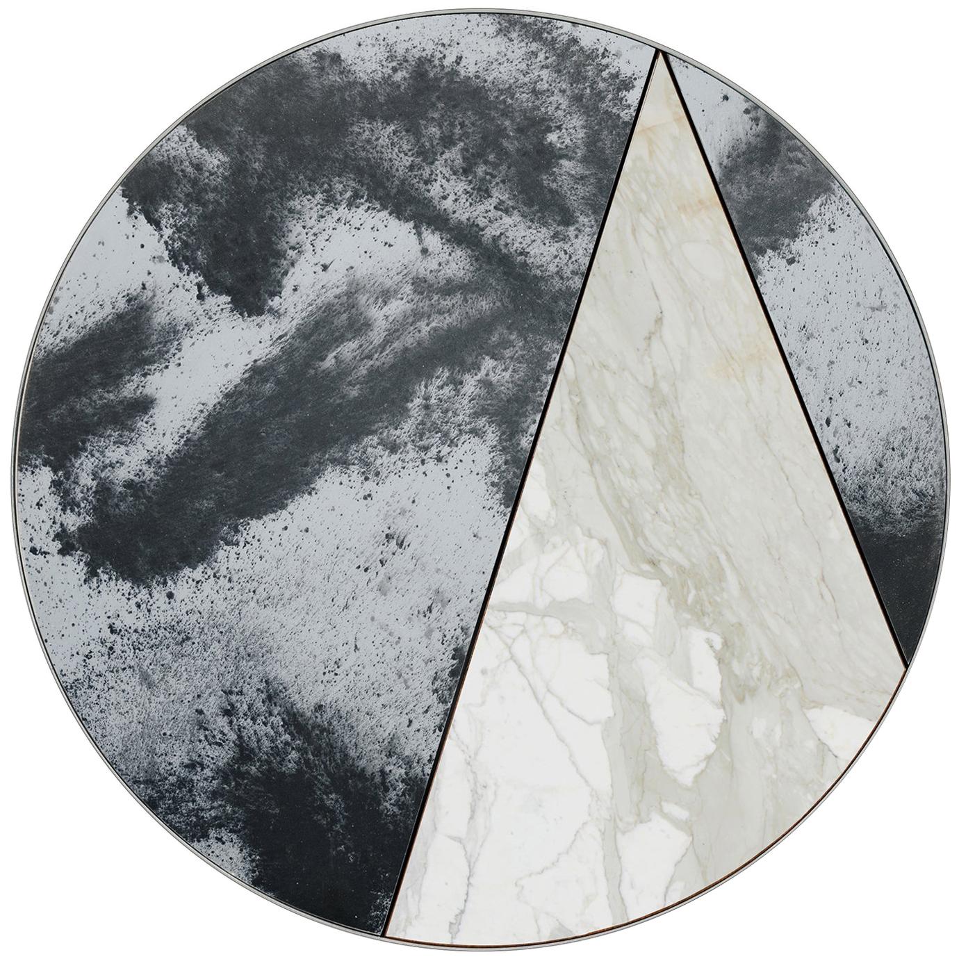 Itinera Res Lunare III 80 Mirror by Atlasproject White Calacatta Gold