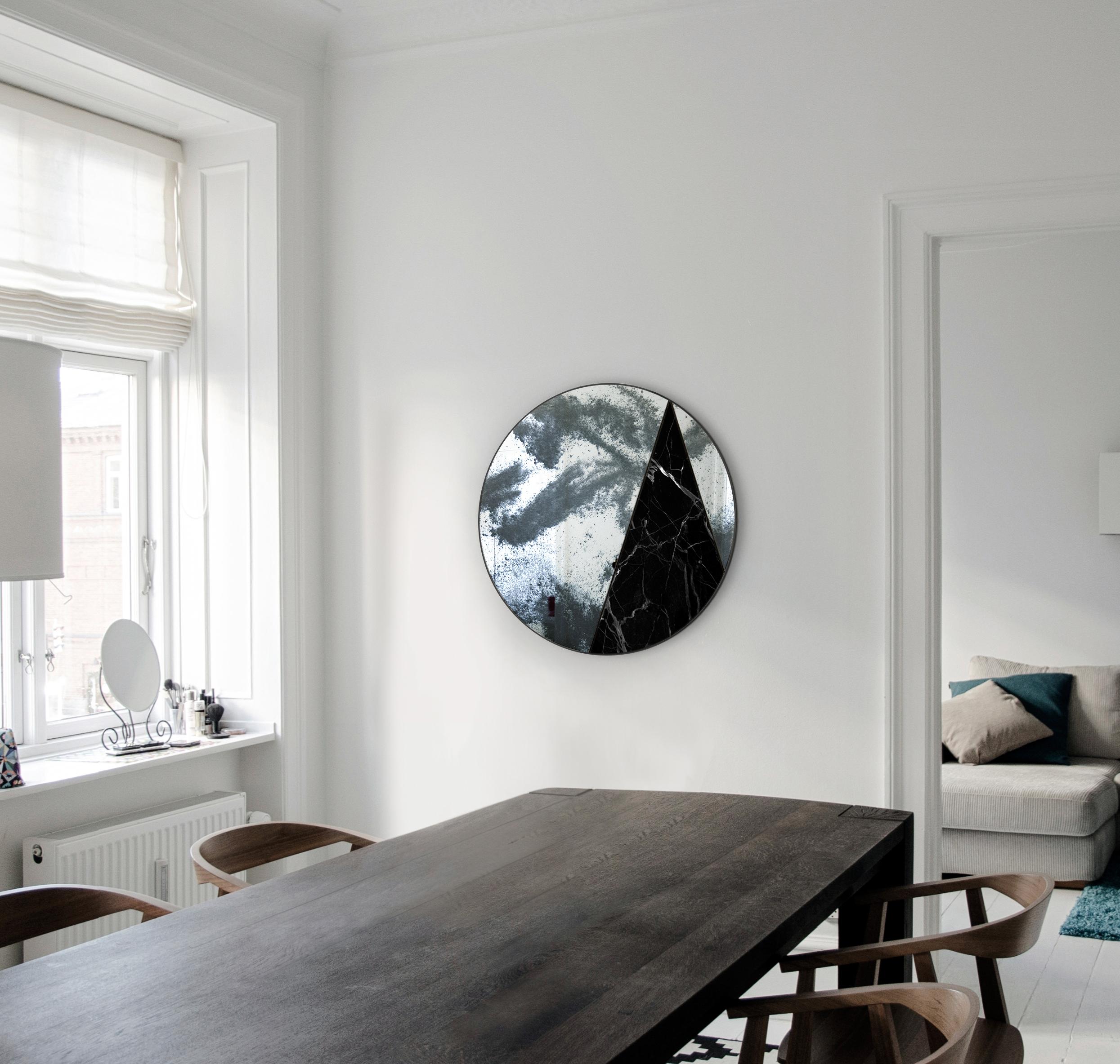 Postmoderne Miroir mural Itinera Res Lunare V 80 par Atlas Project en vente