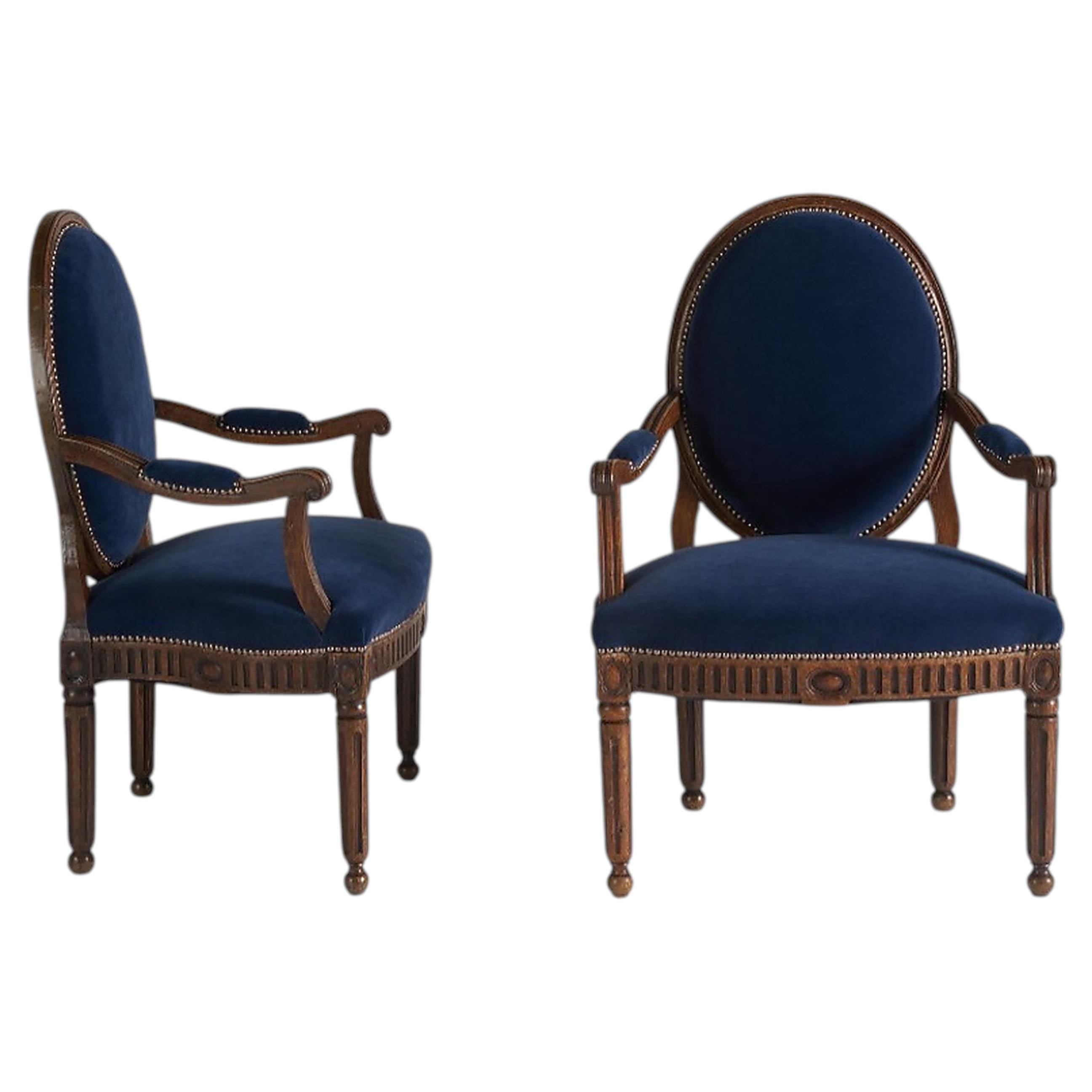 Poltrone neoclassiche italiane