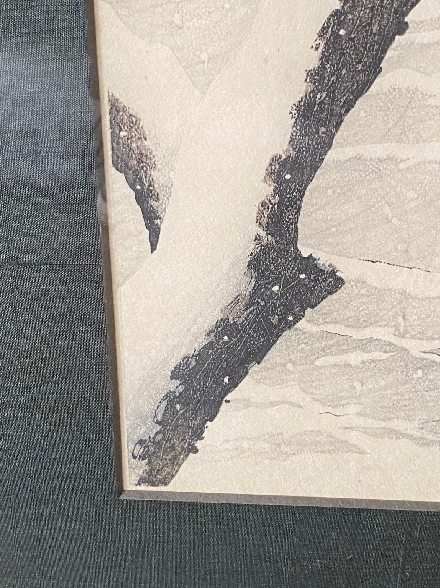 Ito Shinsui Signed Limited Edition Japanese Woodblock Print Snow at the Shrine For Sale 3