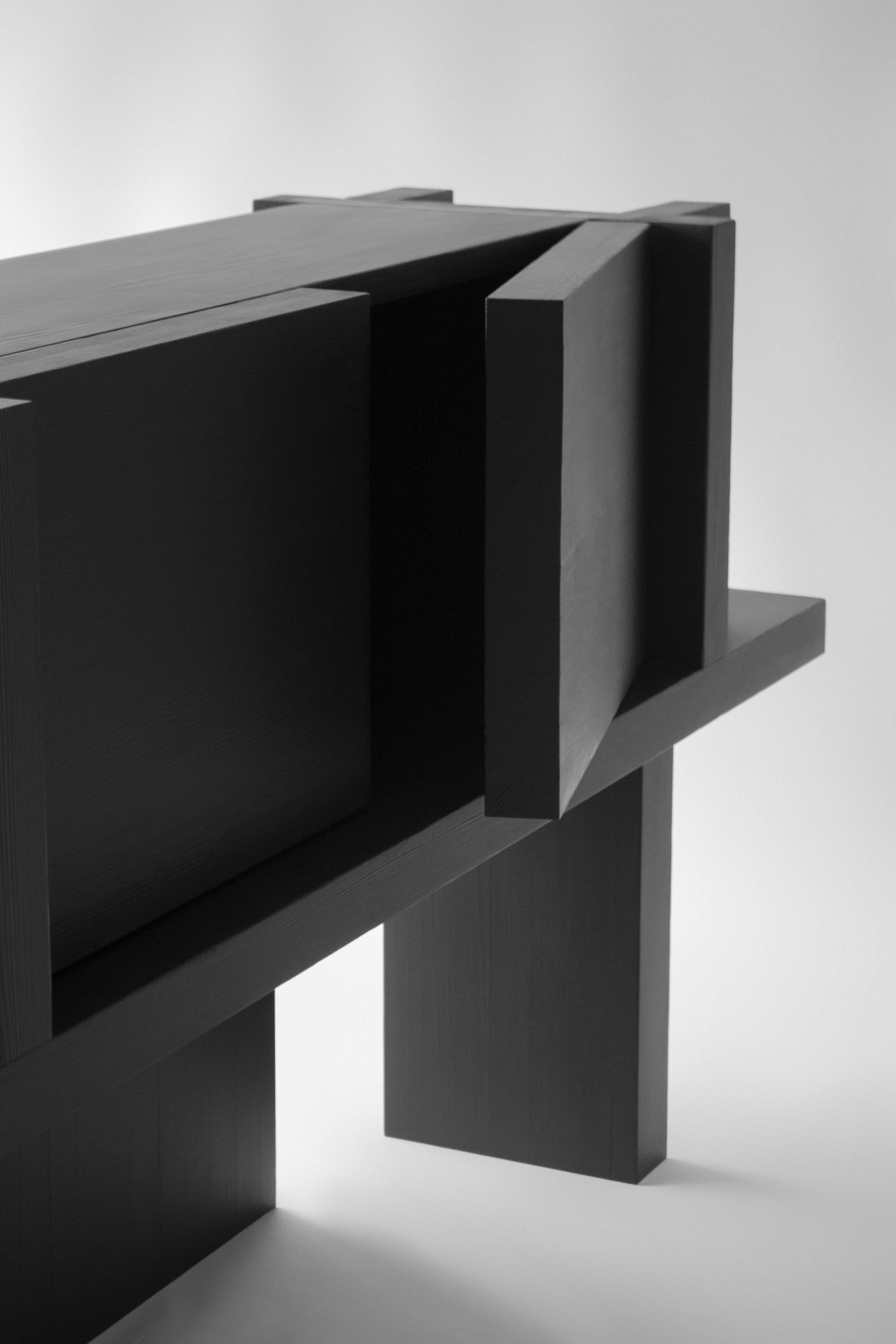ITOORABA Sculpted Sideboard in Wood by Sizar Alexis For Sale 5