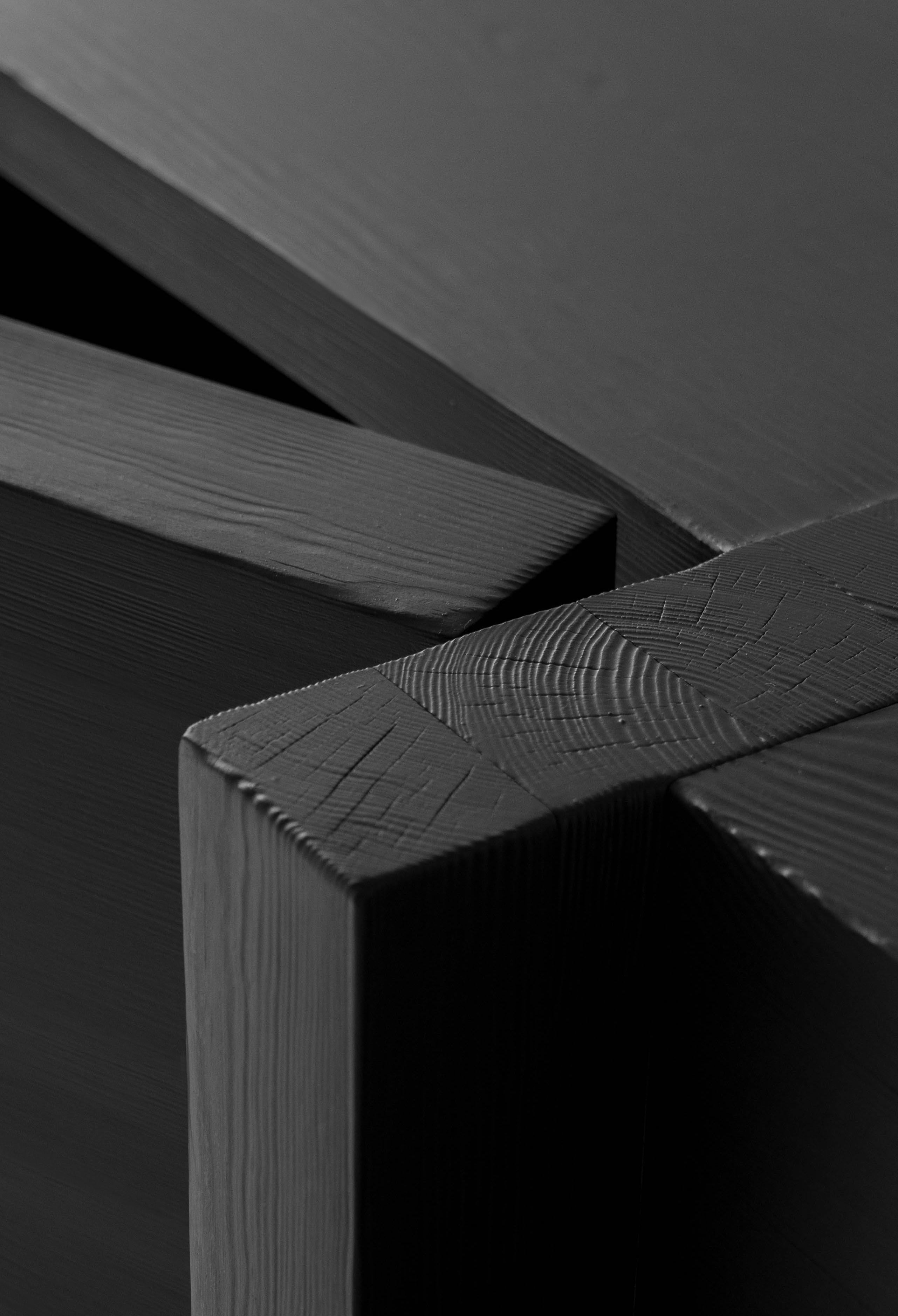Contemporary ITOORABA Sculpted Sideboard in Wood by Sizar Alexis For Sale