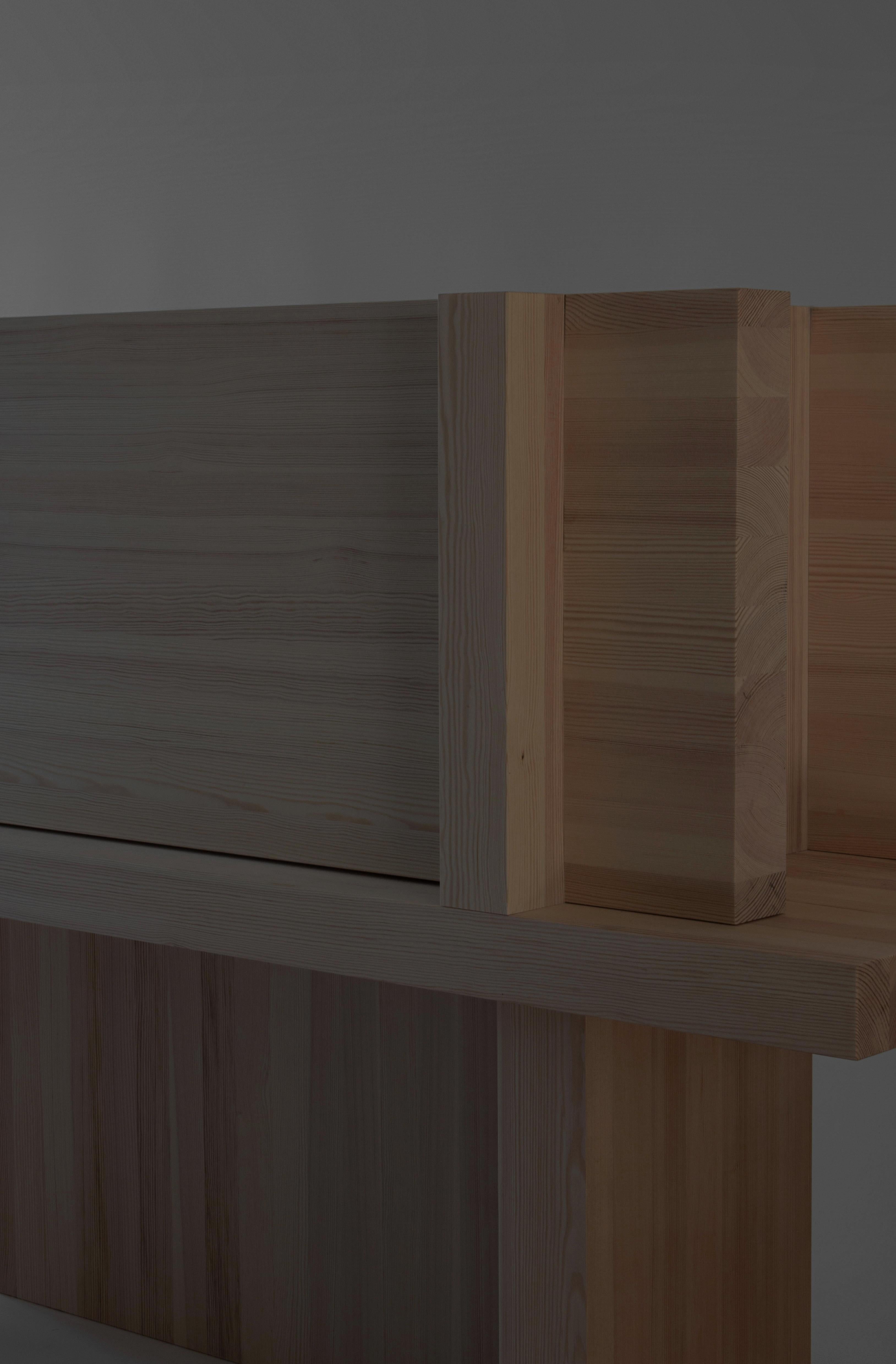 ITOORABA Sculpted Sideboard in Wood by Sizar Alexis For Sale 2