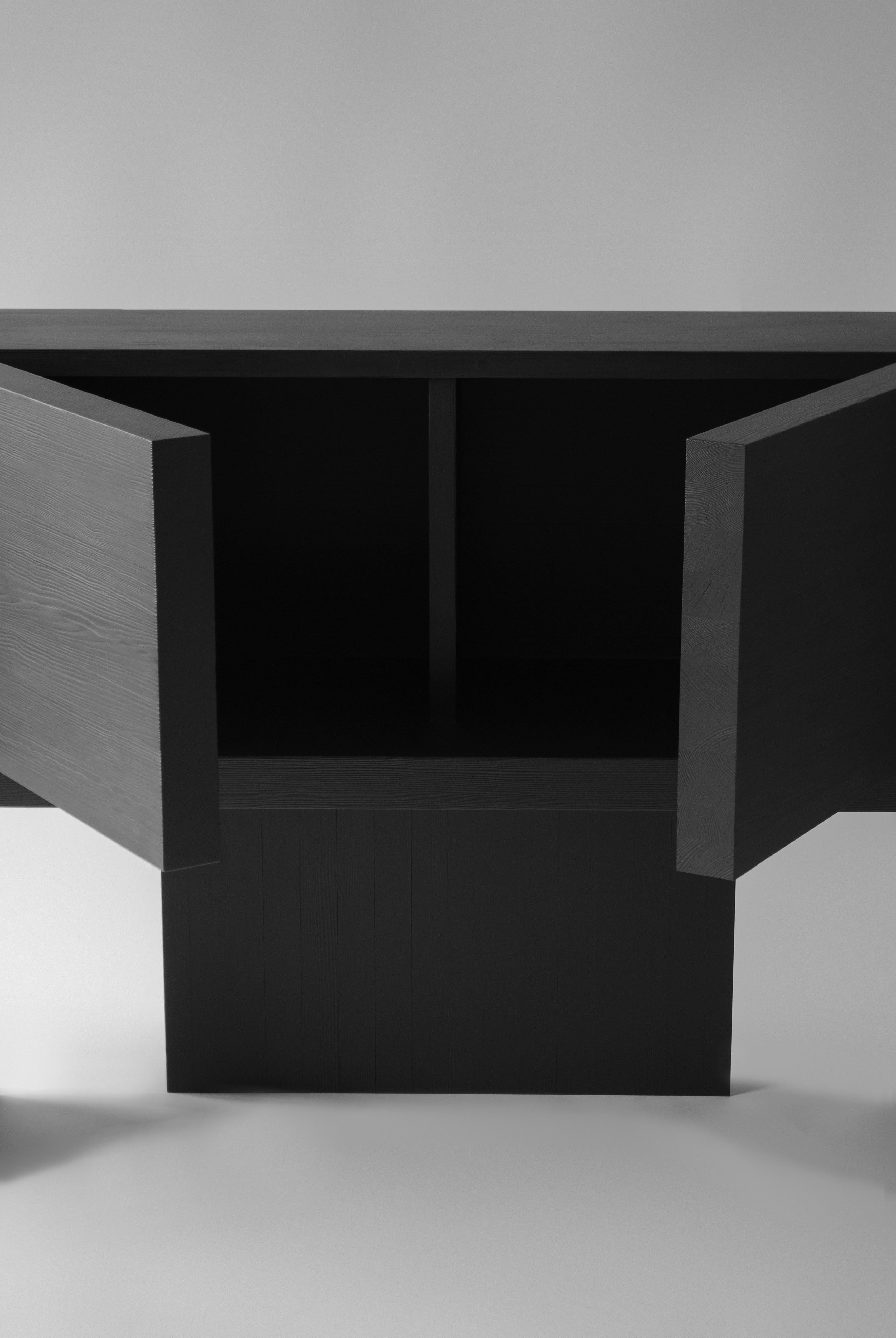 ITOORABA Sculpted Sideboard in Wood by Sizar Alexis For Sale 3