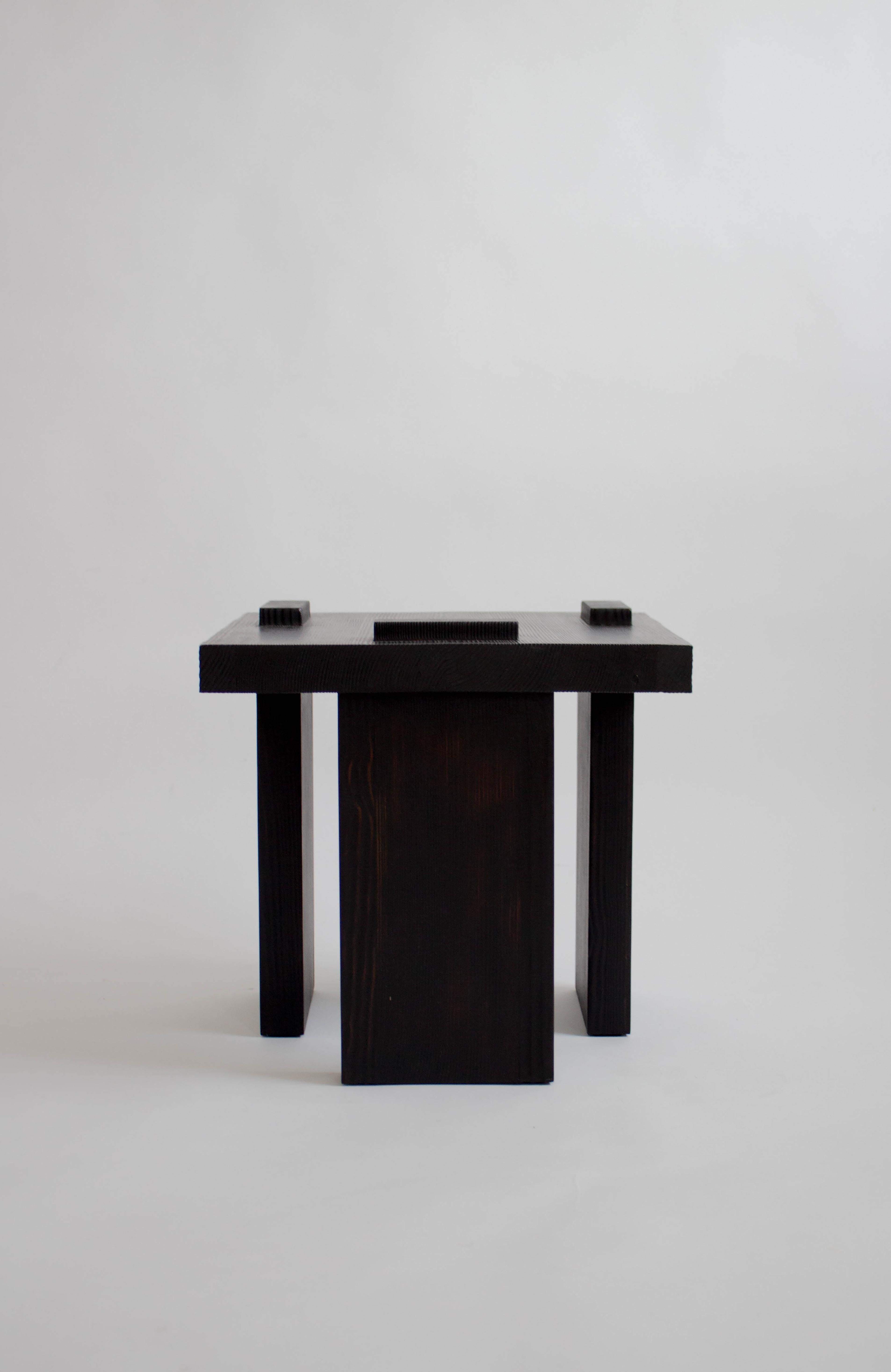Contemporary Itooraba Stool by Sizar Alexis For Sale