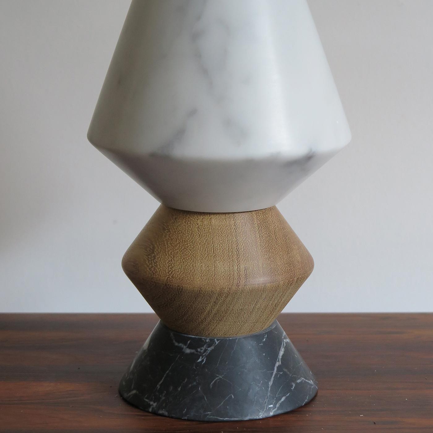 iTotem Marble and Wood #4 In New Condition In Milan, IT