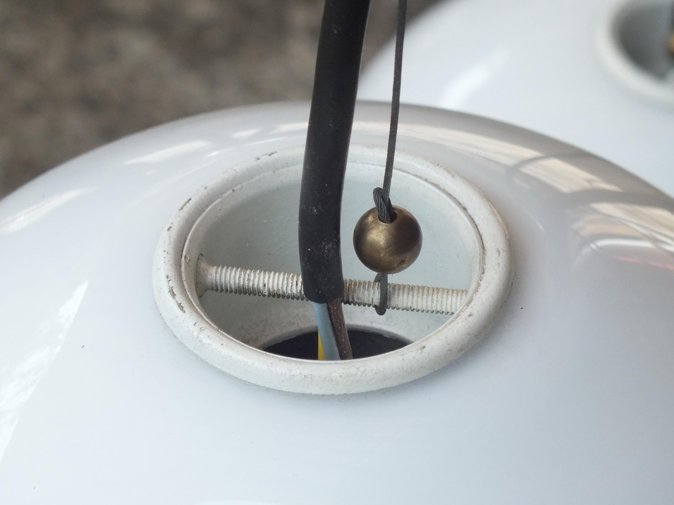 Lampada da soffitto ITRE Murano Italia in vetro cordonato fatto a mano design anni '70 in vendita 8