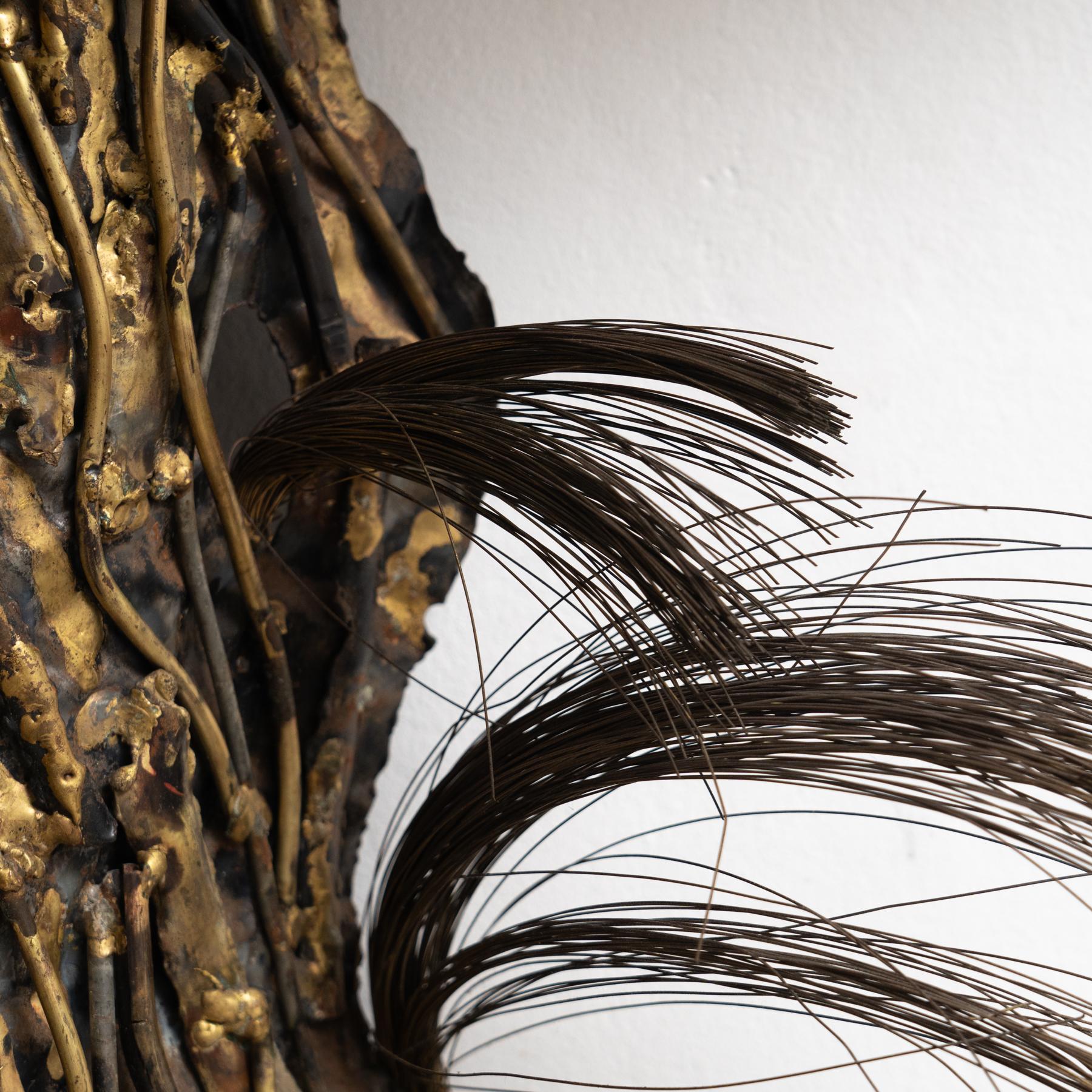 'It's Fall Again' - Amazing Metallic Organic Wall Sculpture by Interlude For Sale 4