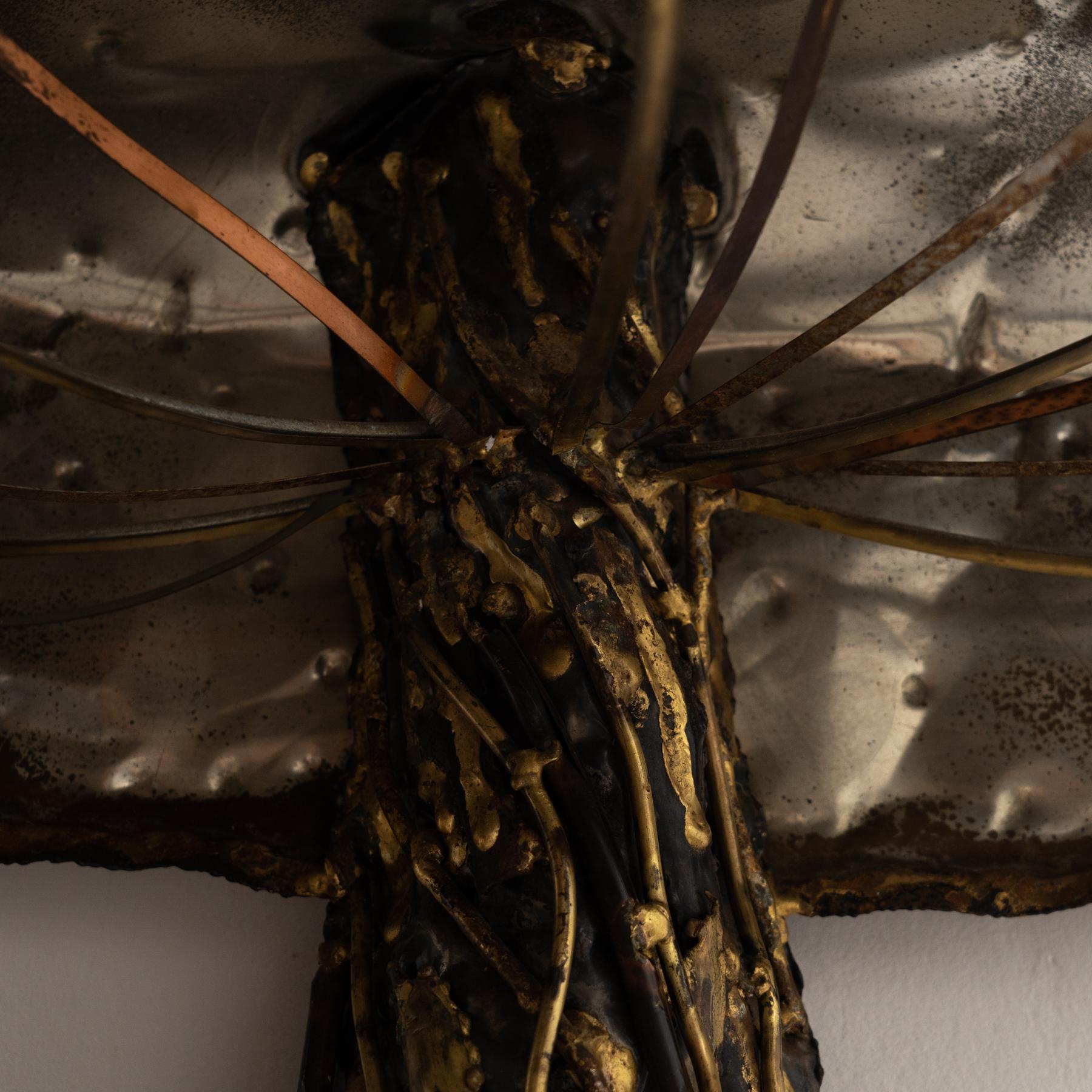 'It's Fall Again' - Amazing Metallic Organic Wall Sculpture by Interlude For Sale 5