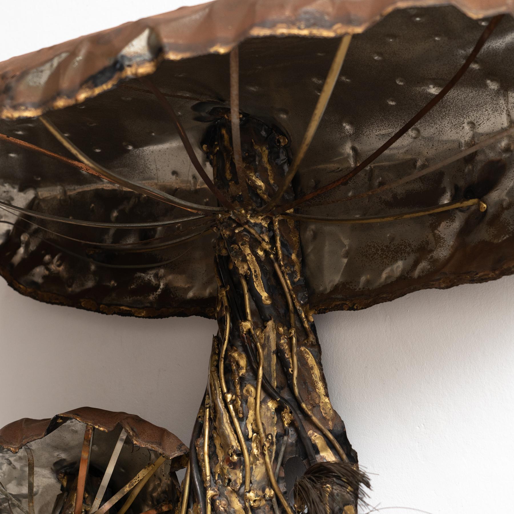 'It's Fall Again' - Amazing Metallic Organic Wall Sculpture by Interlude For Sale 6