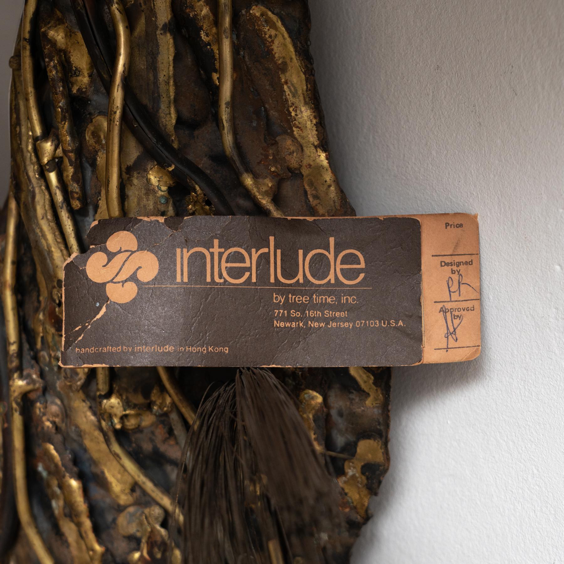 'It's Fall Again' - Amazing Metallic Organic Wall Sculpture by Interlude For Sale 8