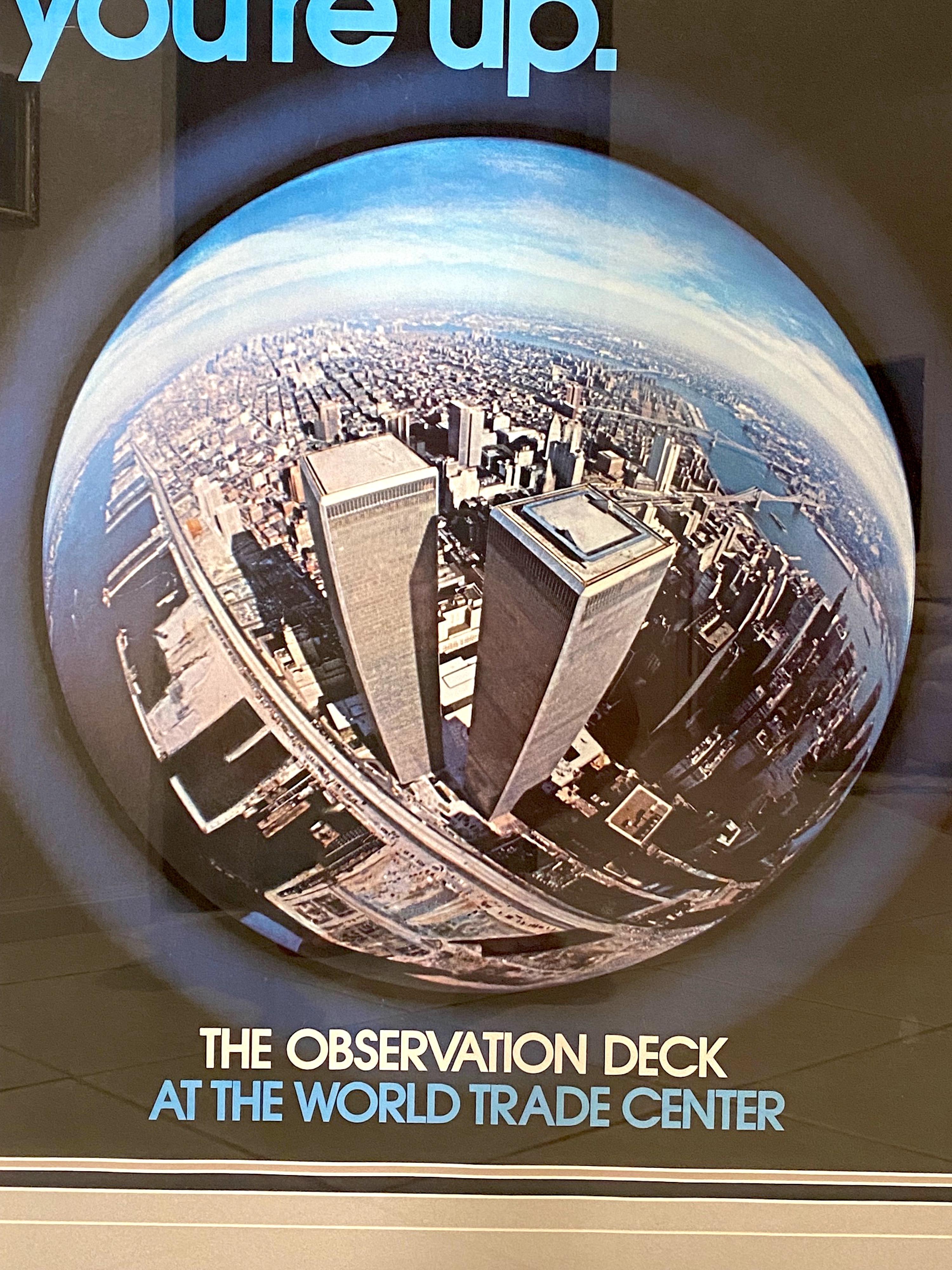  Es ist schwer zu Daunen zu sein, wenn man aufhört, Original New Yorker World Trade Center Post (Ende des 20. Jahrhunderts) im Angebot